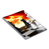 CARNET -851253 MUR ARRIÈRE - PLAN DE JEU D'ÉCHECS FUTURIS (Côté Droit)