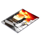 CARNET -851253 MUR ARRIÈRE - PLAN DE JEU D'ÉCHECS FUTURIS (Côté gauche)