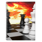 CARNET -851253 MUR ARRIÈRE - PLAN DE JEU D'ÉCHECS FUTURIS (Devant)