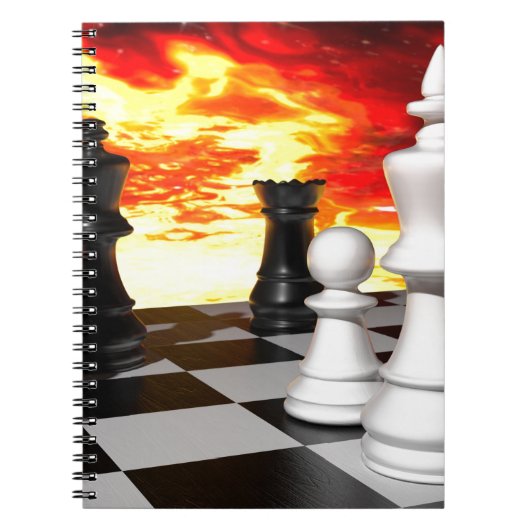 CARNET -851253 MUR ARRIÈRE - PLAN DE JEU D'ÉCHECS FUTURIS (Devant)