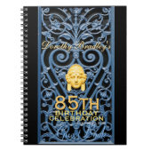 Carnet 85e anniversaire Célébration Art Déco Custom Guest (Devant)