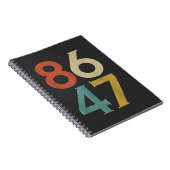 Carnet 86 47 Trump Cool rétro anti-Trump (Côté Droit)