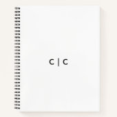 Carnet 8,5" x 11" (Devant)