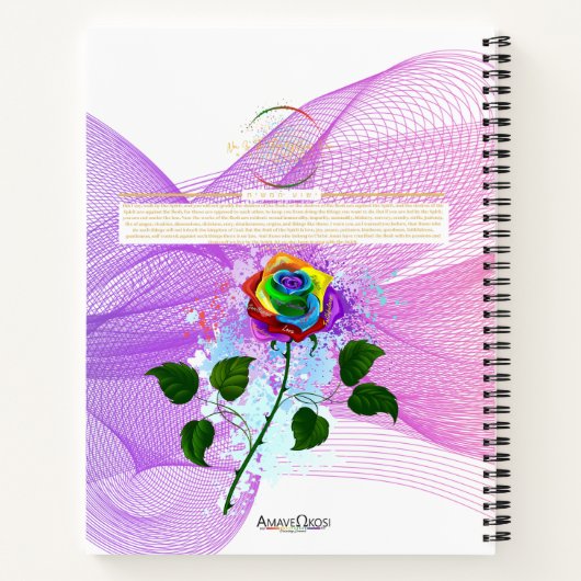 carnet 8,5 X 11 BASÉ SUR SCRIPTURE (Dos)