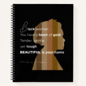 Carnet 8.5" x 11" Deluxe Spiral Notebook (Devant)