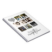 Carnet 8 x PHOTO COLLAGE Newlywed Personalized WEDDING (Côté Droit)