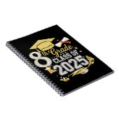 Carnet 8e Classe De 2025 Graduate Graduation (Côté Droit)