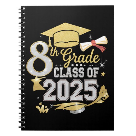 Carnet 8e Classe De 2025 Graduate Graduation (Devant)