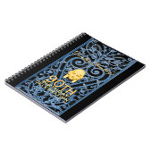 Carnet 90h Anniversaire Célébration Art Déco Custom Guest (Côté gauche)