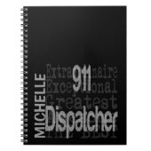 Carnet 911 Dispatcher Extraordinaire PERSONNALISÉ (Devant)