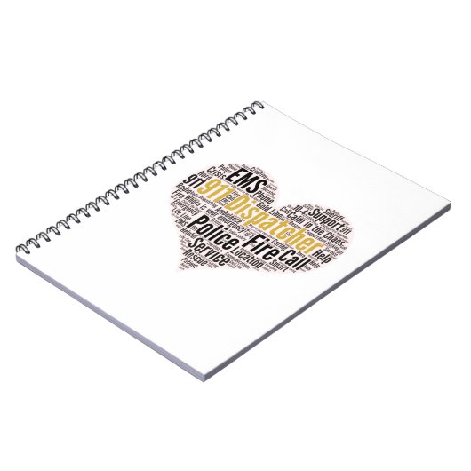 Carnet 911 Dispatcher Word Cloud (Côté gauche)