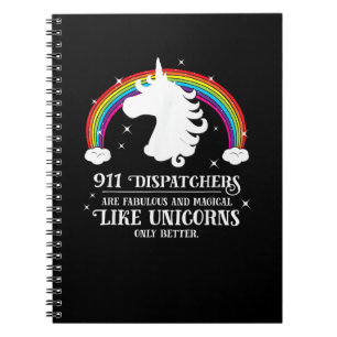 Carnet 911 Dispatchers Fabulous Magical Like Unicorns Fun