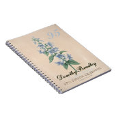 Carnet 95e Anniversaire Botanical Custom Guest Book (Côté Droit)