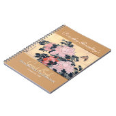 Carnet 95e anniversaire Fête papillon Guest personnalisé  (Côté gauche)