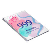 Carnet 999 Numéro d'ange Manifestation de renaissance spi (Côté Droit)