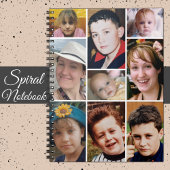 Carnet 9 photo spiral