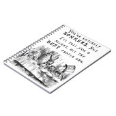 Carnet A4 entièrement fou (Côté gauche)