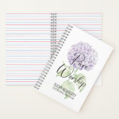 Carnet à 2 côtés Pure Worship avec Hydrangea (À l'intérieur)