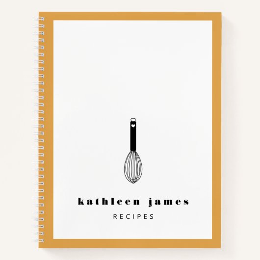 Carnet à ballets blancs en moutarde (Devant)