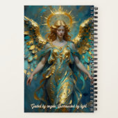 Carnet A Beautiful Gold and Turquoise Angel  (Verso)