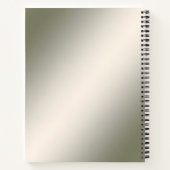 Carnet à cadre orné doré (Dos)