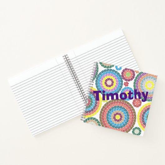 carnet à cercle concentrique customisé (Intérieur)