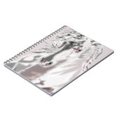 Carnet à cheval blanc (Côté gauche)