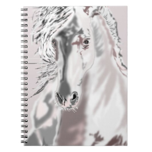 Carnet à cheval blanc (Devant)