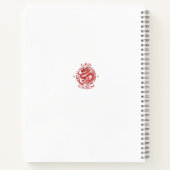 Carnet à couverture rigide en spirale NASCAR. (Dos)