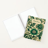Carnet à couverture rigide floral classique avec t (Intérieur)
