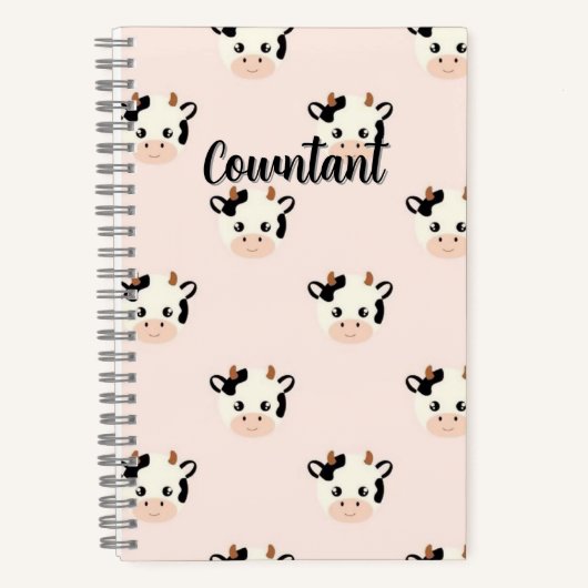Carnet A-Cowntant personnalisable (Recto)