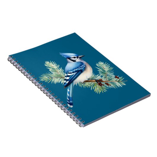 Carnet A Cute Blue Jay  (Côté Droit)