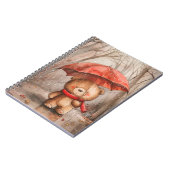 Carnet A Cute Teddy Bear in The Rain (Côté gauche)