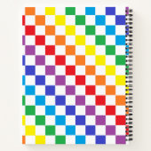 Carnet à damiers arc-en-ciel (Dos)