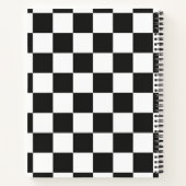 Carnet à damiers motif (Dos)