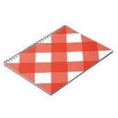 Carnet à damiers motif (Côté gauche)