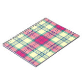 Carnet à damiers motif (Côté gauche)