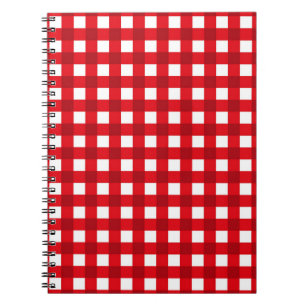 Carnet à damiers motif