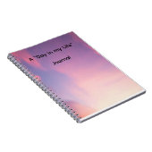 Carnet A Day in my Life Journal; (Côté Droit)