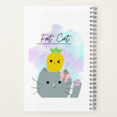 carnet à deux côtés du chat gras (Verso)