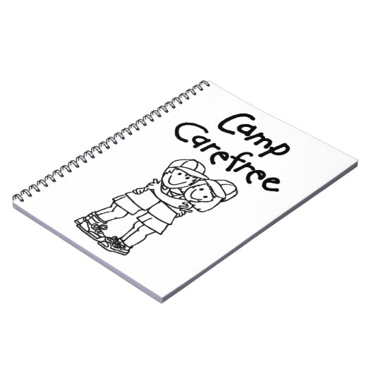 Carnet à direction spirale | Camp Carefree (Côté gauche)