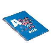 Carnet A est pour Abby Cadabby | Ajouter Votre Nom (Côté Droit)