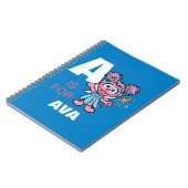 Carnet A est pour Abby Cadabby | Ajouter Votre Nom (Côté gauche)