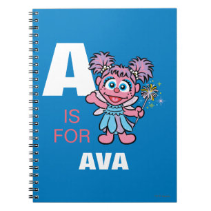 Carnet A est pour Abby Cadabby Ajoutez votre nom