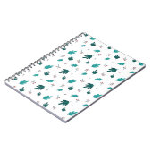 Carnet À feuillage persistant Tree Feuilles et Red Holly  (Côté gauche)