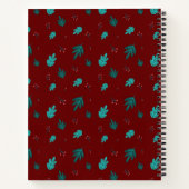 Carnet À feuillage persistant Tree Feuilles et Red Holly (Dos)