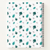 Carnet À feuillage persistant Tree Feuilles et Red Holly  (Dos)