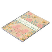 Carnet à fleurs (Côté gauche)