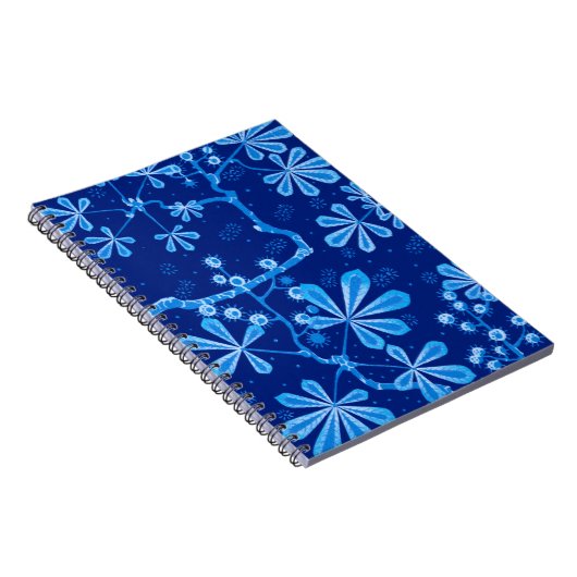 Carnet à fleurs Azure Frost (Côté Droit)