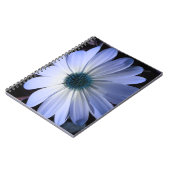 Carnet à fleurs bleu marais (Côté gauche)